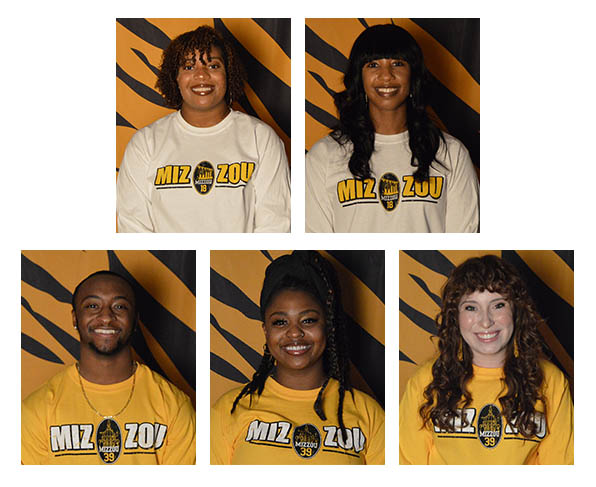 Photos of the Mizzou 18 and Mizzou 39 recipients in 2021