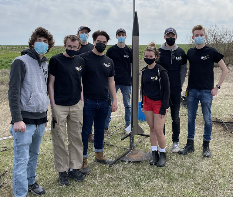 Portrait of the Mizzou Space Program team