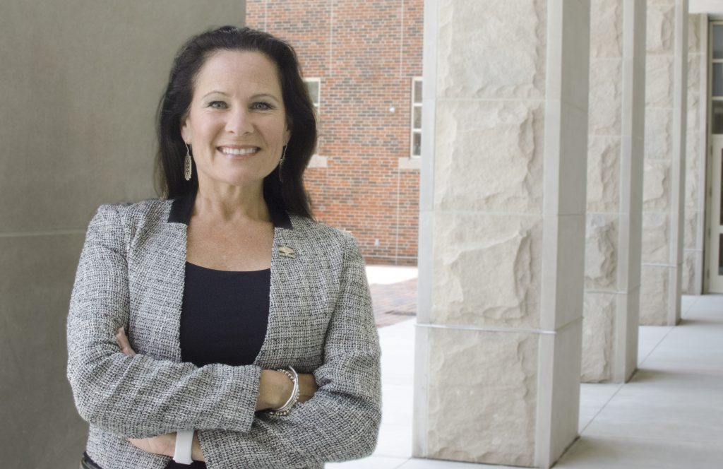 Elizabeth G. Loboa standing outside of Lafferre