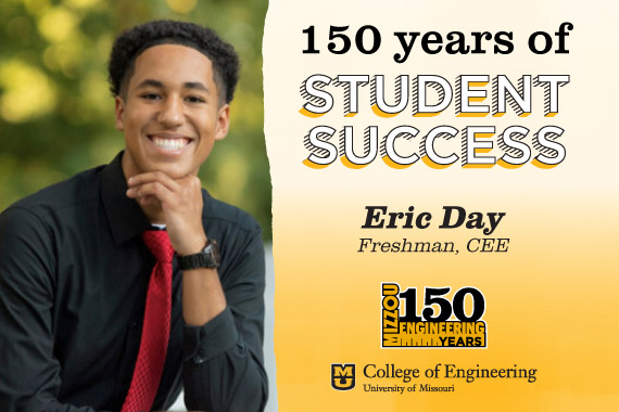 S-STEM Scholar Eric Day - 150 years of student success