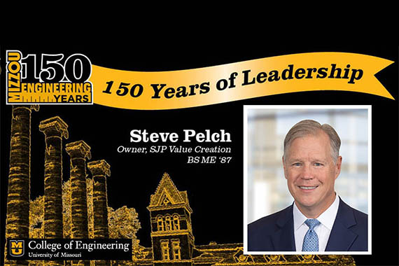 Graphic with Steve Pelch portrait